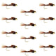 Bead Head Pheasant Tail Nymph 1 Dozen Fly Fishing Flies  Size 10