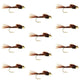 Bead Head Pheasant Tail Nymph 1 Dozen Fly Fishing Flies  Size 12