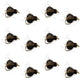 Bead Head LaFontaine Black Deep Sparkle Caddis Pupa - 12 Flies Size 16