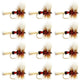 Royal Wulff Classic Trout Dry Fly Fishing Flies - 12 Flies Size 8