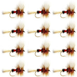 Royal Wulff Classic Trout Dry Flies set of 12 size 16, fishing flies for trout fishing, from The Fly Fishing Place