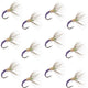Grave Digger Sakasa Kebari - 12 Tenkara Flies - Size 12