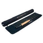 Silvertip 7-foot, 4-weight fly rod by Jackson Hole Fly Company, displayed in its packaging.