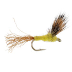 Sparkle Dun Pale Morning Dun PMD yellow dry fly for trout fishing, size 18 with hook, by The Fly Fishing Place