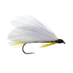 Three black Ghost Classic streamer flies for trout and bass fishing, hook size 4, designed by The Fly Fishing Place.