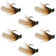 Tungsten Bead Cream Mop Fly Tactical Jig Euro Nymph  - 6 Flies Size 14