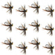 Tungsten Soft Hackle Pheasant Tail Tactical Euro Jig - 12 Flies Size 16