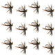 Tungsten Soft Hackle Pheasant Tail Tactical Euro Jig - 12 Flies Size 14