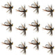 Tungsten Soft Hackle Pheasant Tail Tactical Euro Jig - 12 Flies Size 12
