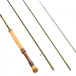 Yellowstone II fly rod by Jackson Hole Fly Company with fighting butt section, showcasing the rod's handle and construction.