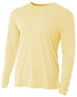 Clouser's Fly Shop 44+ UPF cooling long sleeve performance shirt with logo, lightweight and ideal for outdoor wear.
