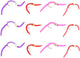 Trout Fly Assortment - San Juan Worm Power Bead Wet Nymph Fly Fishing Flies -  1 Dozen Hook Size 10 - 3 Each of 4 Patterns