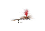 Adams Hi-Viz Parachute Classic Dry Fly for trout, 6 size 16 dry flies with bright parachute hackle and hooks.