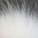 Arctic Fox Tail Hair fly tying material from Clouser's Fly Shop, natural grey Arctic fox fur for fishing lures and flies.