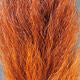 Brown calf tail fly tying material from Clouser's Fly Shop, showing soft hair strands ideal for fishing lures.