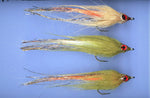 Clouser's Fly Shop Crafty Baitfish Fly, realistic fishing fly with colorful feathers and hooks for freshwater and saltwater fishing.