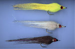 Clouser's Fly Shop Crafty Baitfish Fly, a fishing fly designed to mimic baitfish, shown with detailed feather and hook.