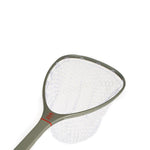 Jackson Hole Fly Company carbon fiber landing net with bungee cord and magnetic clasp for fishing and fly fishing.