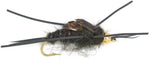 Kaufmann's Tungsten Stonefly Nymphs from Basics Collection, 10 fly set, sizes #4-12, designed for fly fishing