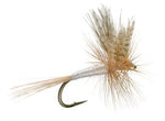 Light-colored dry fly assortment featuring 10 classic fishing flies in sizes 12-16 from The Fly Fishing Place's Basics Collection.
