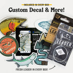 Postfly Trout Fly Tying Kit box with various fly tying materials and tools for anglers and fly tiers.
