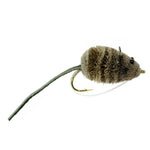 Three Pack Mighty Mouse Deer Hair Bass Flies Size 4 with weed guard, designed for bass fishing, from The Fly Fishing Place.