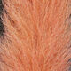 Clouser's Fly Shop calf tail used as fly tying material, showing natural calf hair strands for fishing lures.