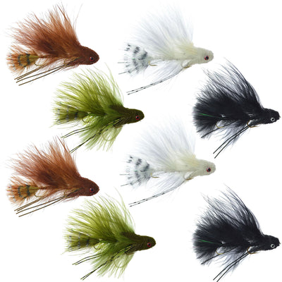 Mini Sex Dungeon Articulated Streamer Sampler - 8 Flies - Size 6
